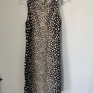 Tommy Bahama Black and cream Halter Midi Dress